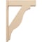 Ekena Millwork 7 1/2-in W x 30-in D x 42-in H Funston Block Rough Cedar Woodgrain TimberThane Outlooker, Primed Tan OUTUR075X30X42FST44RCPR - alternate 6